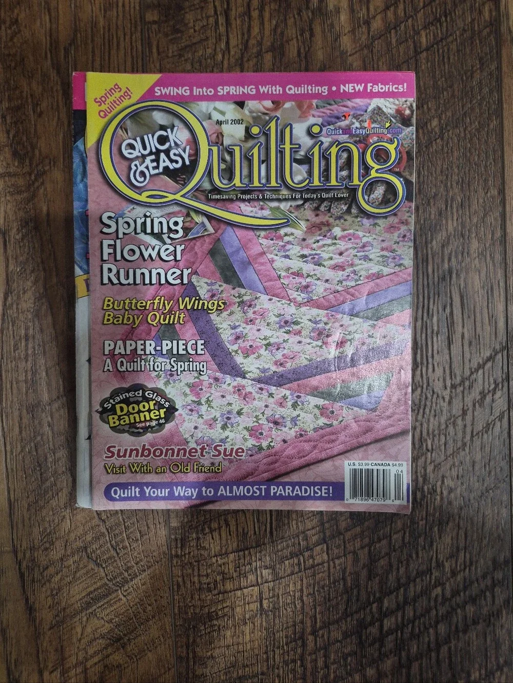 Lot of 9 Vintage Quilting Magazines Quilters World/Quiltmaker/Quilting W Pattern